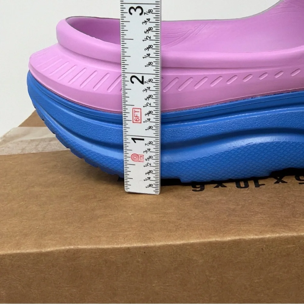 HOKA ORA Recovery Slide 3 Cyclamen Coastal Sky Sandals Men’s 14/ Women’s 16 NWT